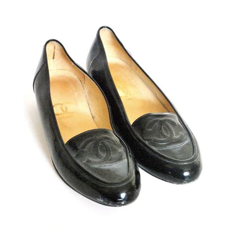 vintage chanel loafers size 11|authentic Chanel loafers.